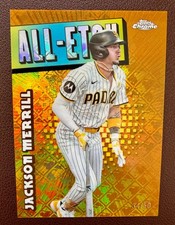 2025 Topps Chrome Logofractor #CAE-3 Jackson Merrill All Etch Gold #/50