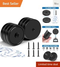 Magnets with Holes, 110 lb Waterproof Strong Neodymium Cup Disc Magnets with...