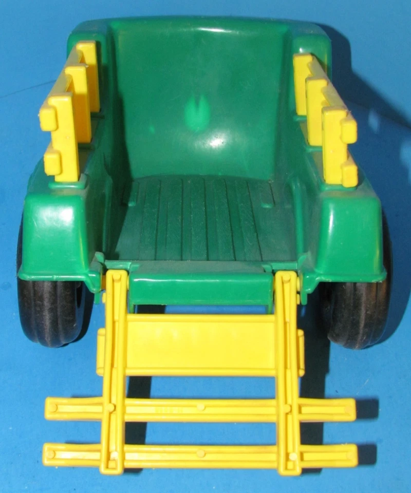 Vtg 1992 Tonka Rare Green & Yellow Wagon Cart Replacement L@@K - Image 4 of 4