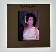 Lote de 6 diapositivas Elizabeth Taylor Candid años 60-70 Frank Teti Neal Peters archivo