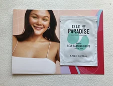 ISLE OF PARADISE Self Tanning Drops MEDIUM Sample 0.7ml