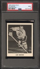 1965 Coca-Cola Leo Boivin Perforated PSA 9 Mint