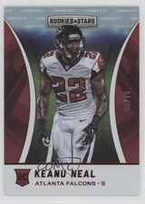 2016 Panini Rookies & Stars Rookies One Star Longevity 5/75 Keanu Neal #174 1d4