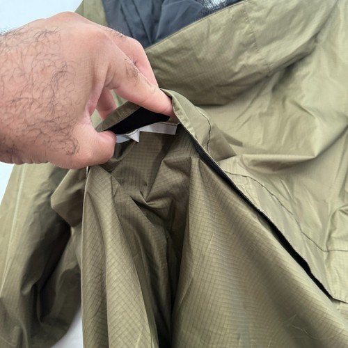 Orvis Jacket Mens 2XL Green Windbreaker Rain Waterproof Breathable Mesh Line - Picture 13 of 14