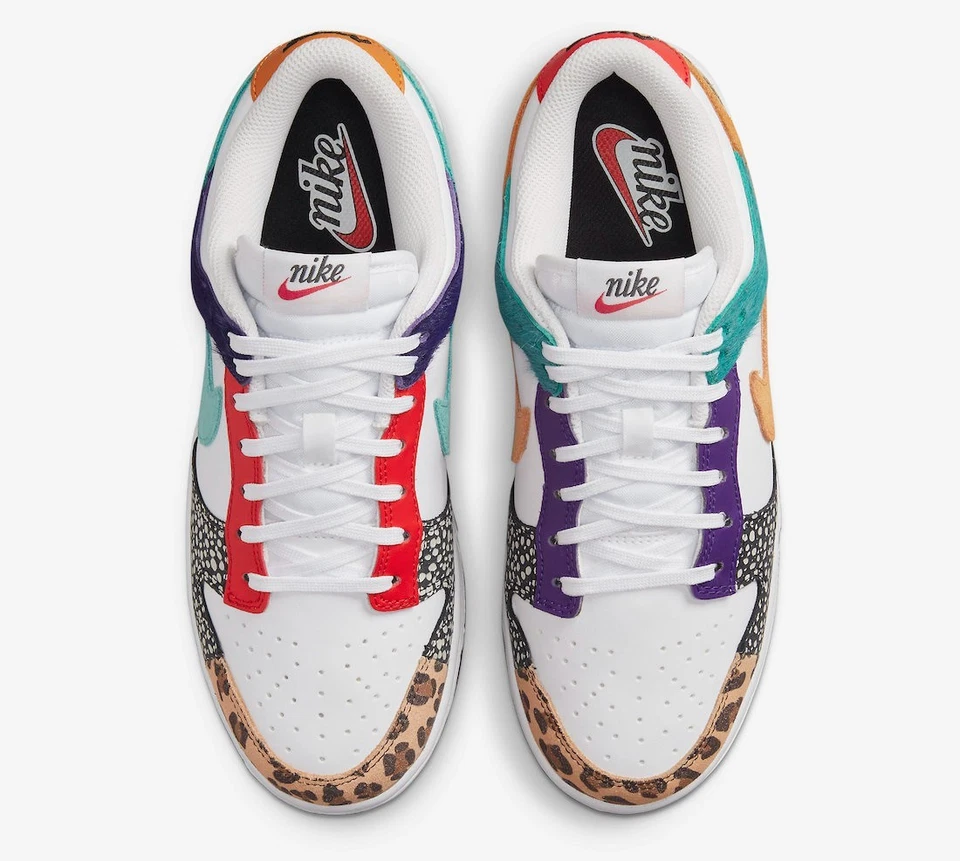 Nike Dunk SE Low W Safari Mix Animal Patchwork Talla 12/10,5 Hombres DN3866-100 Foto 4 de 4