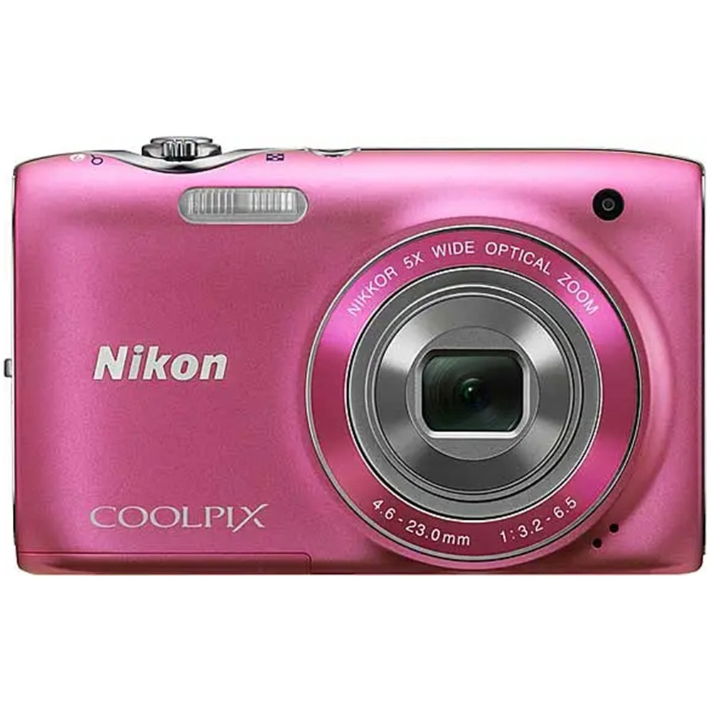 Nikon COOLPIX S3100 Digital Camera 14.0MP 5x Optical Zoom SDCard Battery Charger