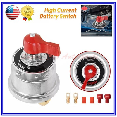 #ad #ad 300A 12V High Current Master Battery Disconnect Switch Heavy Duty Power Cut Off $14.49