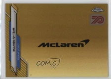 2020 Chrome Formula 1 Logos 70th Anniversary Gold Refractor McLaren F1 Team i6e