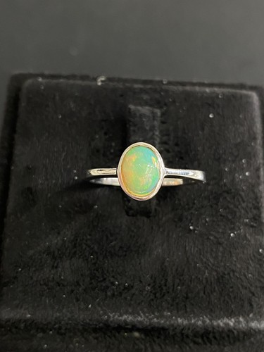 NATURAL FIRE OPAL 6X8 STERLING SILVER 925 RING EARRING PENDENTS - 第 8/14 張圖片