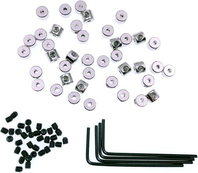 JZK 40 x Pin Keeper Pin Locks 6 x 5 mm Verschluss Verschluss Pin Backs Ersatz