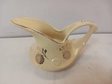 Vintage Homer Laughlin Shell China Gravy Boat – Hand Decorated 22K Gold – USA 