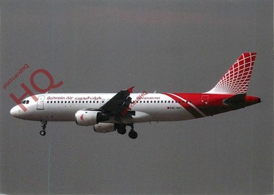 Ansichtskarte> BAHRAIN AIR AIRBUS A320-212 A9C-BAY [AVM]