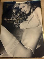 Victorias Secret Signature Gold Collection Sheer Seduction Thigh Highs Size D FS