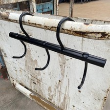 Supporto per finimenti in metallo con 5 ganci, portatile, per guardaroba,