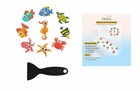 Non Slip Floor Stickers - 9 Large Ocean Sea Creatures Anti Slip Stickers, Saf...