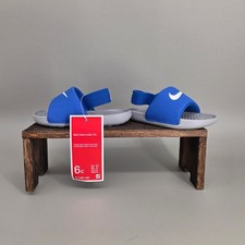 Nike Kawa Slide TD Toddler 6C Hyper Cobalt Blue Grey BV1094 400 Athletic Summer