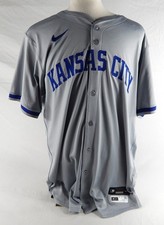 2024 Kansas City Royals Sandy Leon #42 Game Issued Grey Jersey Jackie Robinson