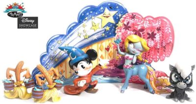 Enesco World of Miss Mindy Disney Fantasia Edition Set of 5 Stone Resin Figurine