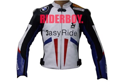 Easy Ride BMW Motorcycle Leather Jacket Available All Size | eBay