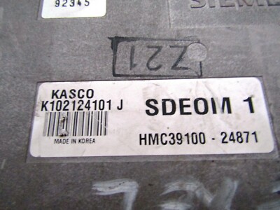HYUNDAI EXCEL PONY LANTRA kasco G4DJ engine ECU K102124101