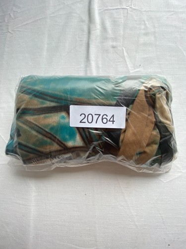 Seduce Dress Womens Size 8 Brown Blue Floral Wrap Sleeveless V-Neck Tie Flowy NZ - Picture 13 of 13