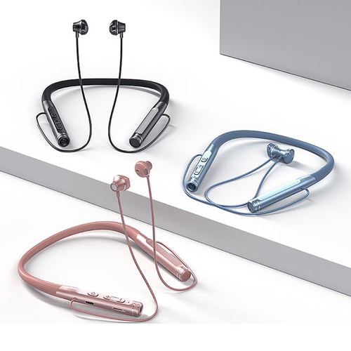 Bluetooth Neckband Headset Wireless Earphone Headphone Mic For iPhone & Android - Photo 5 sur 10