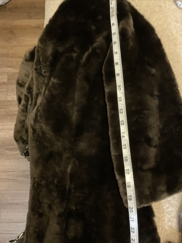 Laundry By Shelli Segal Womens Brown Collarless Fur Jacket Size S. EUC - Picture 12 of 13
