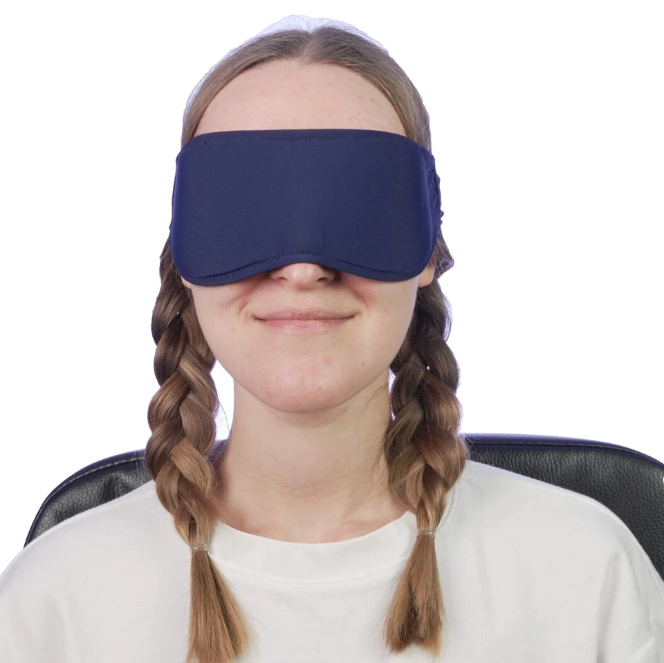 Gorra para aliviar el dolor de cabeza por migraña con máscara de ojos de gel - Sombrero de enfriamiento para aliviar la tensión Foto 3 de 4