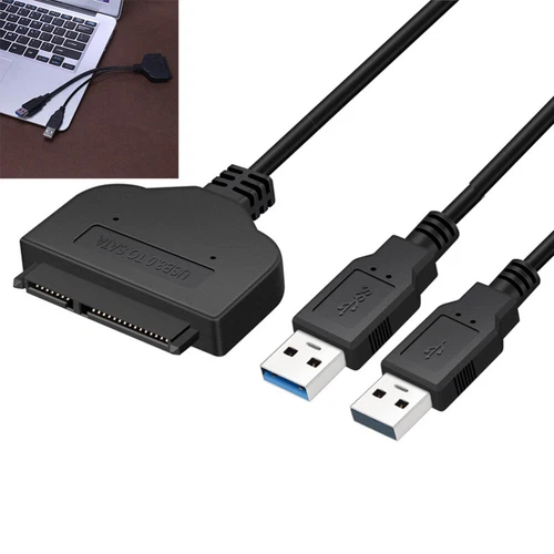 to USB Cable Data Transfer Converter External Hard Disk Adapter