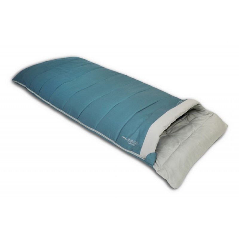 Vango Kanto Single Envelope Style Sleeping Bag - Adult - Mineral Green