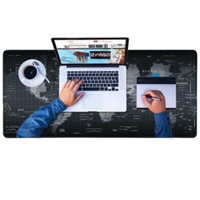 Game Mouse Pad Game Player Big Mouse Pad World Map Natural Keyboard Mouse Pad #F