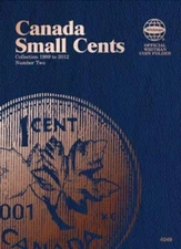 Whitman Coin Folder - Canadian Canada Small Cent Vol 2 1989 2012 Mini Album 4049