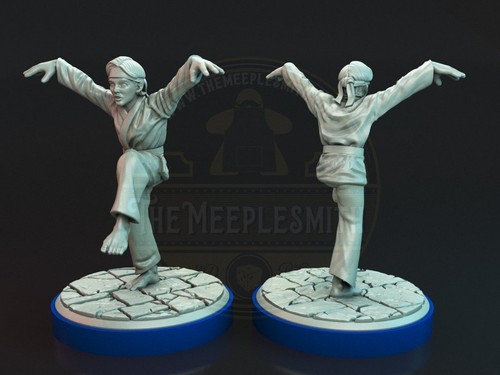 Miyagi & Daniel miniatures for tabletop, boardgame - Bild 3 von 4