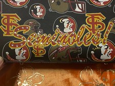 EUC Florida State Seminoles Sequined Purse w/ Magnetic Clasp