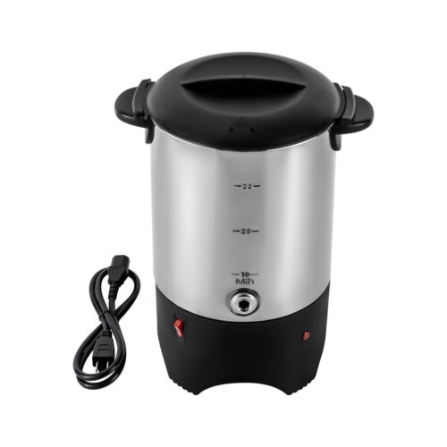 Commercial Stainless Steel Large Coffee Urn Machine Maker Big Office Hot Water