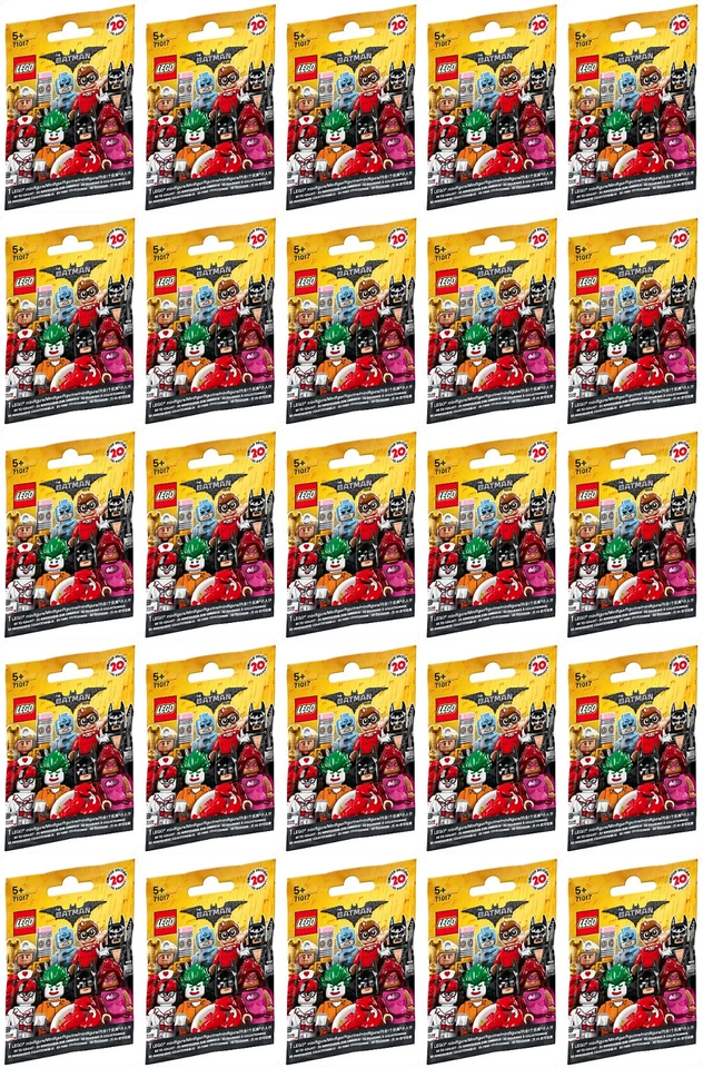 Complete Set of (20) The Lego Batman Movie Series 1 Minifigures 71017 New Sealed - Image 2 of 4