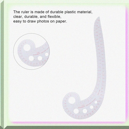 Tailor's CurveMaster: DIY Multifunctional French Curve Ruler & Pattern Template - 第 4/7 張圖片