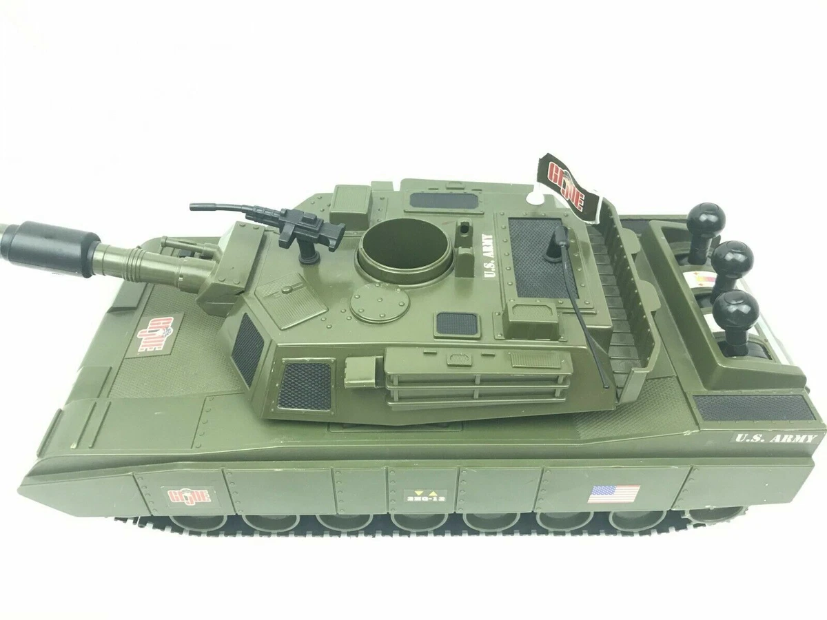 Vintage G.I. Joe Tank - 2HQ-12 - 2003, Very Clean - Left Track Slips -Rest Works