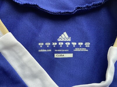 22- 23 フランス FRANCE 2009 2010 HOME FOOTBALL SHIRT SOCCER JERSEY ADIDAS