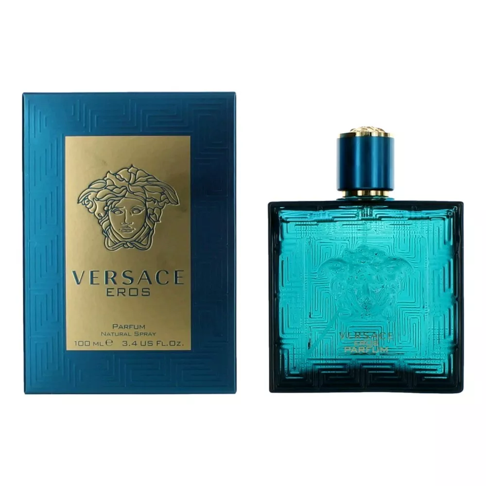 Versace Eros 3.4 oz Parfum Cologne for Men New Sealed Free Shiping