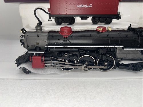 MTH Premier 20-3087-1 Gulf Mobile & Ohio 4-6-2 Pacific PS.2 O Used BCR #5296 GMO - Picture 15 of 21