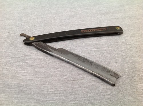 Sheaf Works Cast Steel Early Straight Razor - Picture 6 of 12