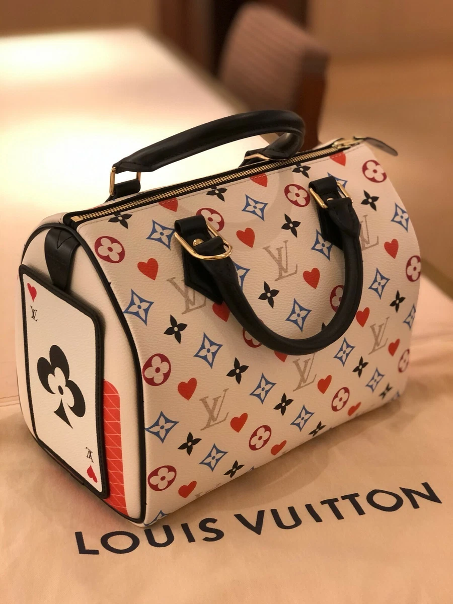 Louis Vuitton Speedy 25 Bandouliere Shoulder Bag White