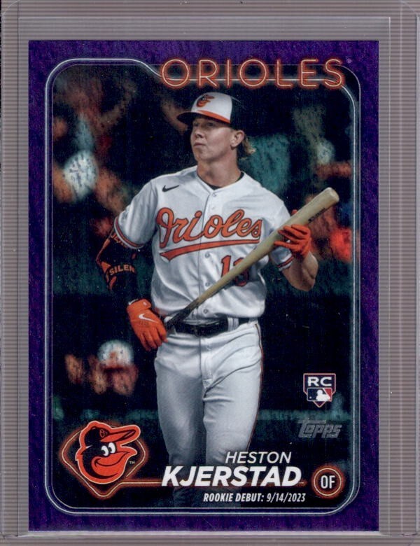HESTON KJERSTAD 2024 Topps Update #US86 Purple Foil Rookie RC #051/799