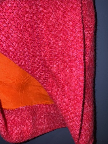 XS Wool Skirt Outfit, 1950 Penny Wright Hot Pink Cardigan Skirt Set - Picture 7 of 10