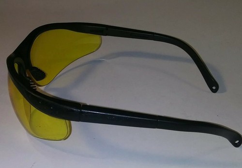 ANSI Z87.1 Amber Yellow Lens Adjusting Safety Schutzbrille - Bild 3 von 8