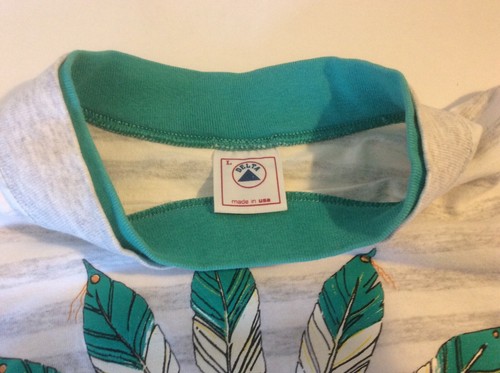 Utah VTG 1991 Graphic T Shirt Native Headdress Striped 2 Ply Large Delta - Picture 4 of 7
