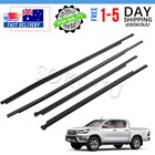 <!--F#f_0-->FIT TOYOTA HILUX GENUINE OUTER WINDOW SEALS WEATHER STRIP 4 Doors 2015-23 <!--F/-->