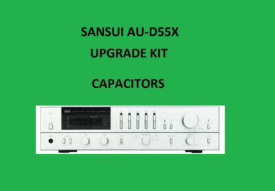 Stereo Amplifier SANSUI AU-D55X Repair KIT - all capacitors