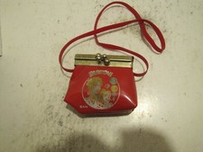 VTG K.F.S. BLONDIE SERIES CARTOON 4" X 3 1/2" SMALL GIRLS RED PURSE USED